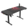 Mebel gamingowy Ultradesk LEVEL V2 LED RGB (Czarno-Czerwone) (elektryczna regulacja)